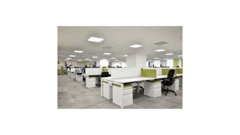 Led Panel Redondo Aro Negro (Incrustar) 